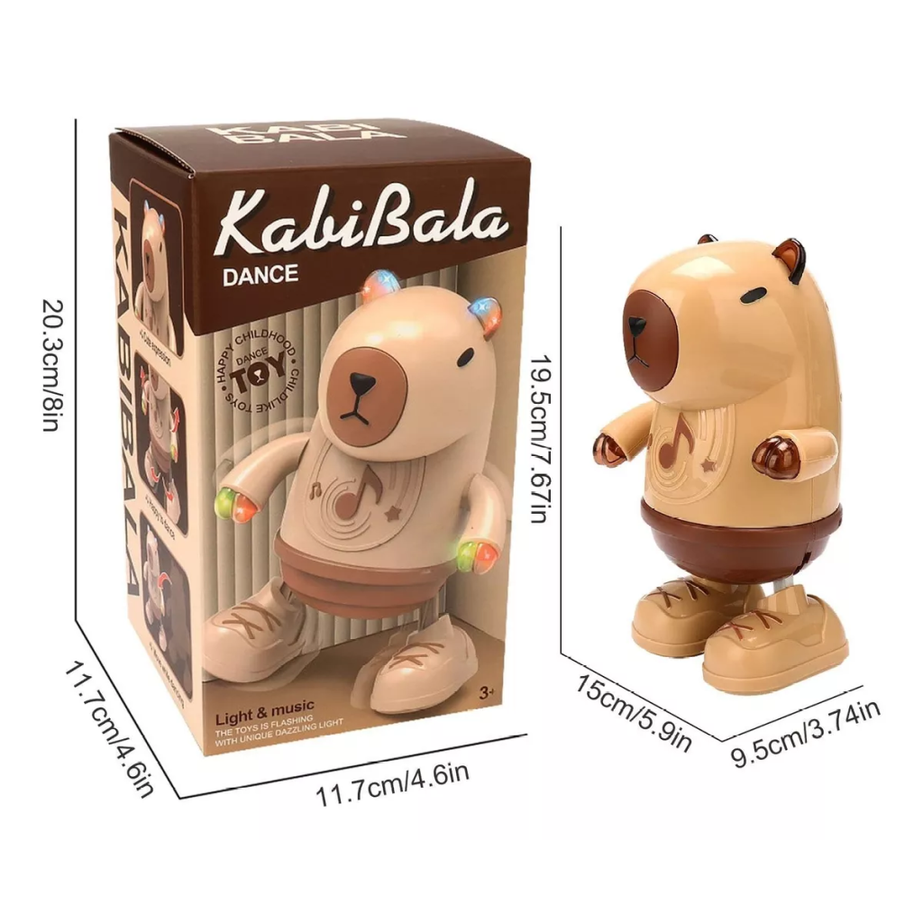 Robot Capibara Bailarín Led
