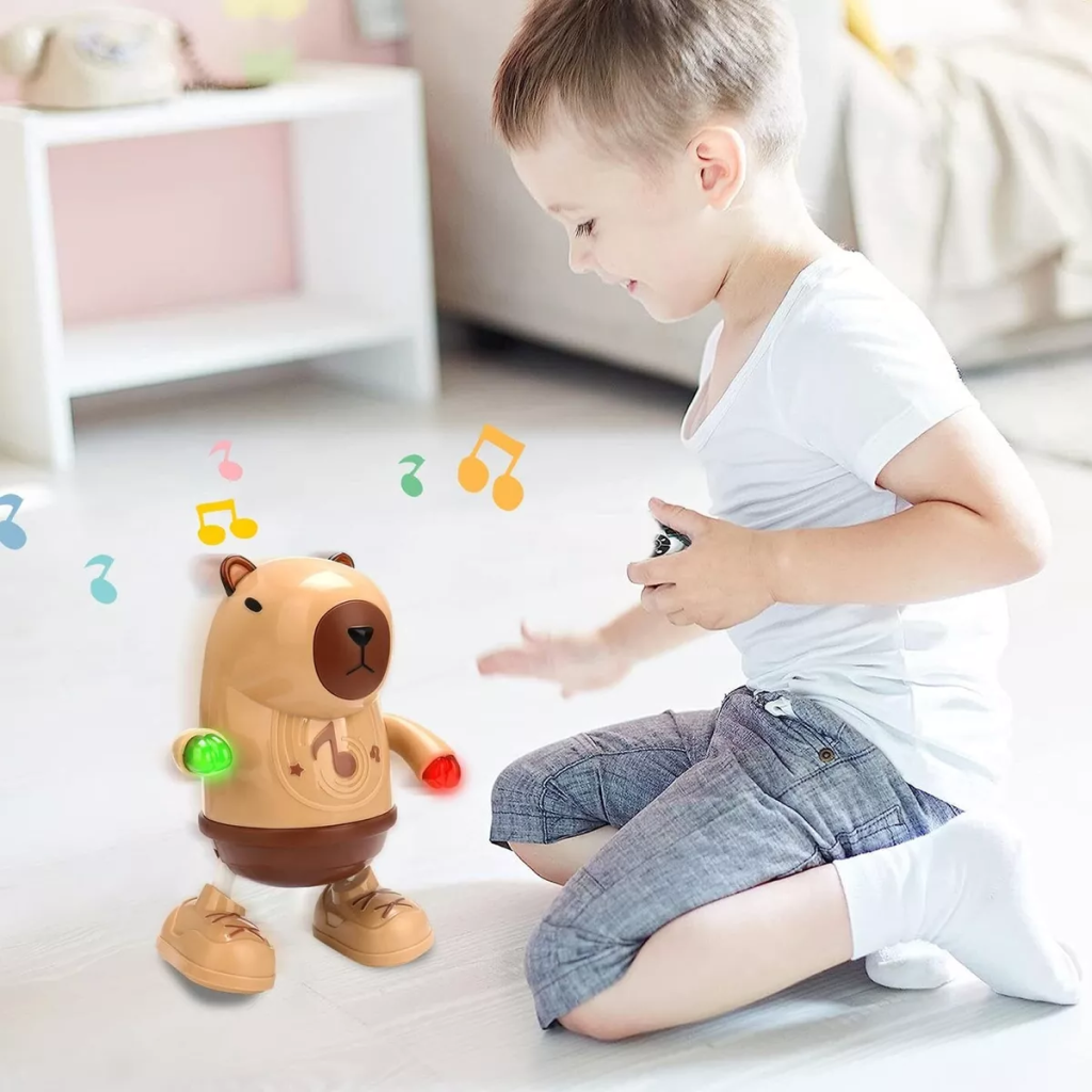Robot Capibara Bailarín Led